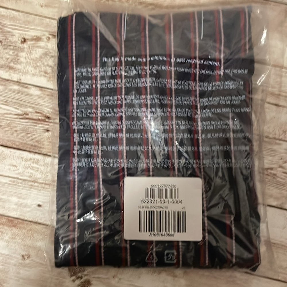 🆕 GAP Women’s Rib Ribbed Scoop Neck Short Sleeve T-Shirt Red White Blue XLarge - Picture 8 of 11